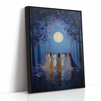 Moonlit Circle Of Ancient Ritual