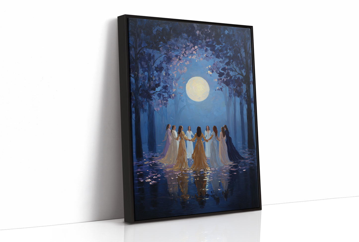 Moonlit Circle Of Ancient Ritual