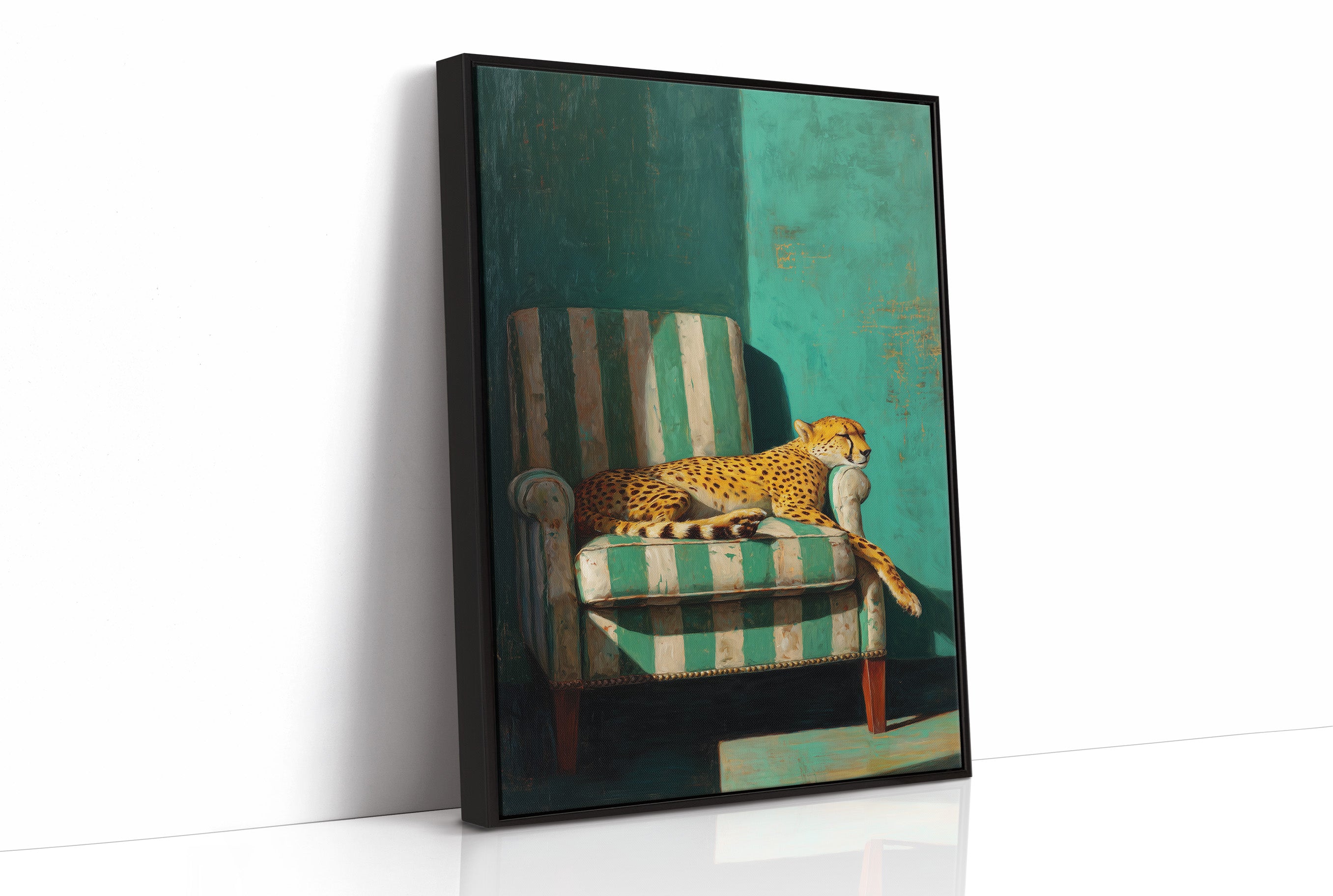 Resting Royalty in Emerald Light