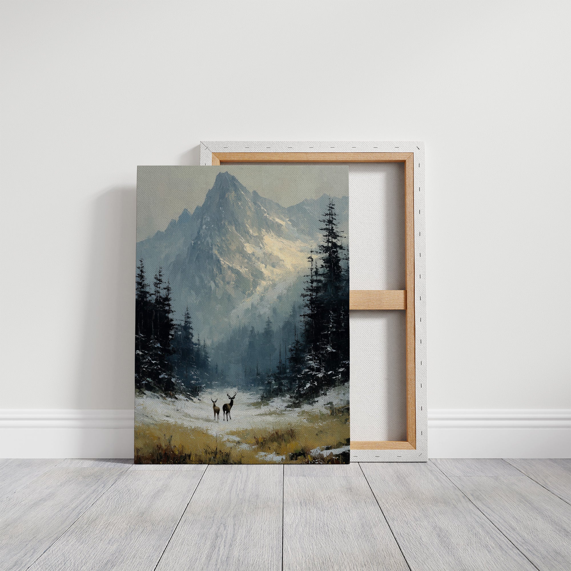 Two Deer, One Peak