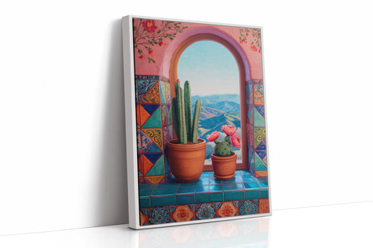 Saguaros Through Spanish Archways Dream
