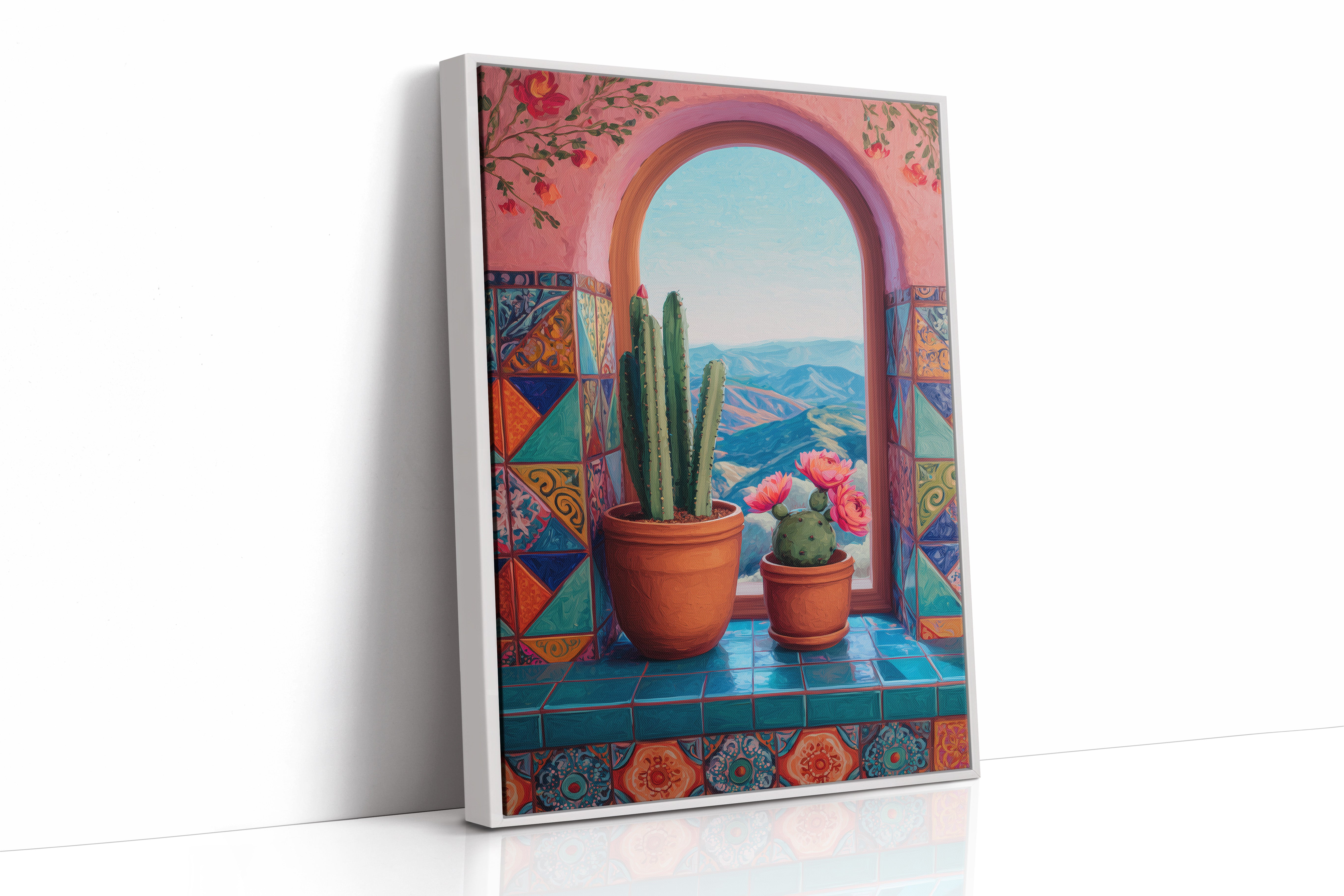 Saguaros Through Spanish Archways Dream