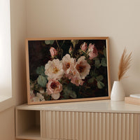 Blush Petals Dance In Lamplight