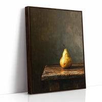 Solitary Pear In Golden Hour