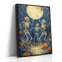 Skeletons Dance Beneath the Harvest Moon