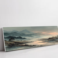 Misty Mountain Valley at Dawn