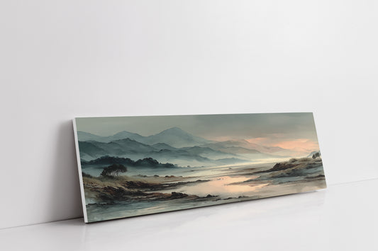 Misty Mountain Valley at Dawn
