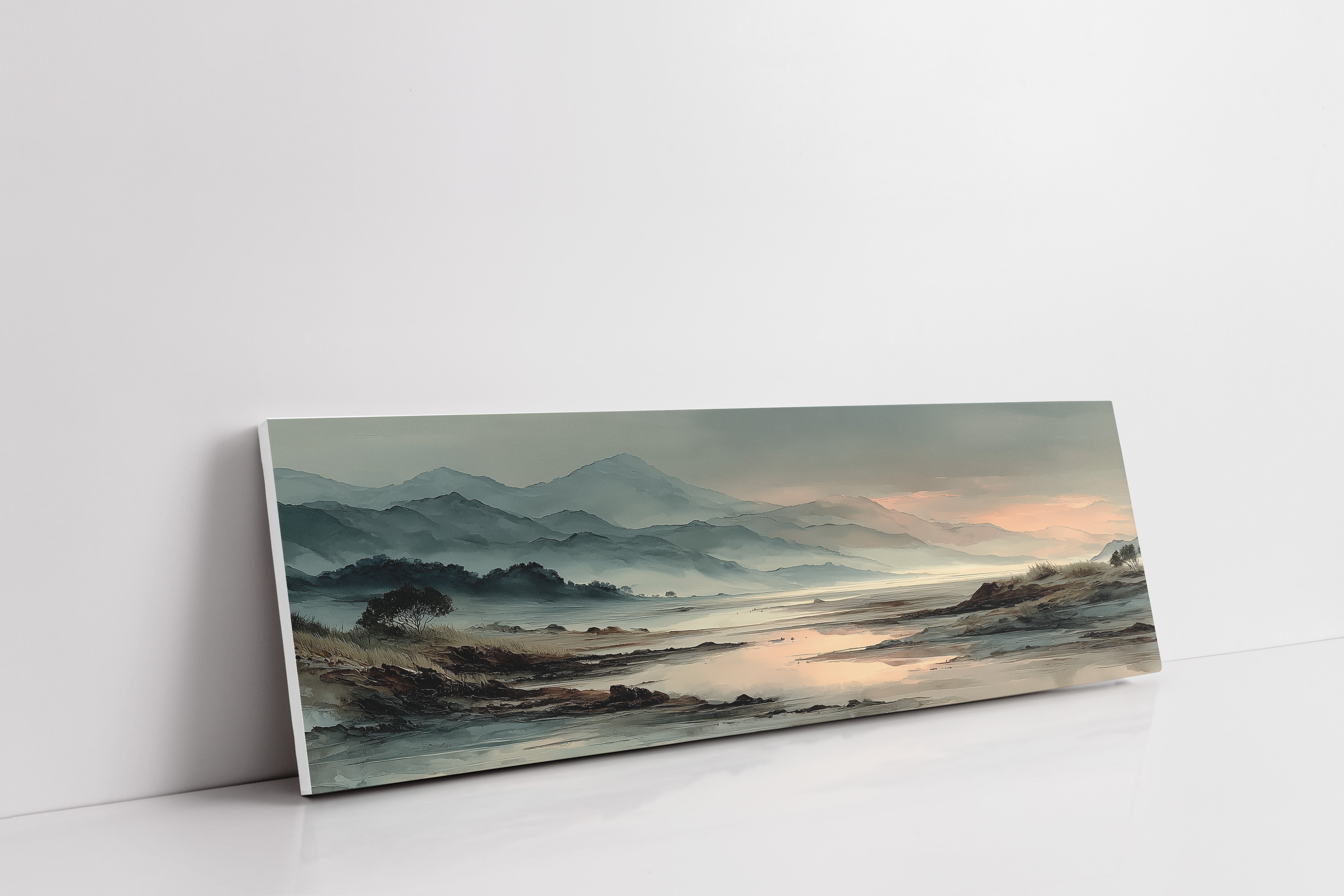 Misty Mountain Valley at Dawn