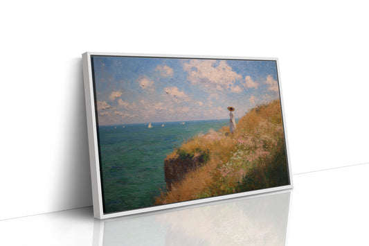 Seaside Reverie on Golden Cliffs