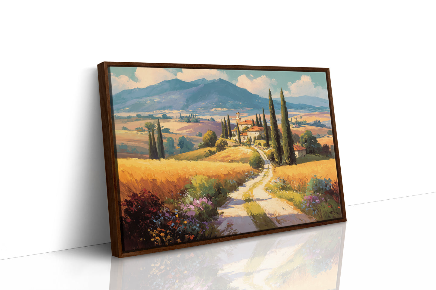 Golden Road to the Hillside Villa