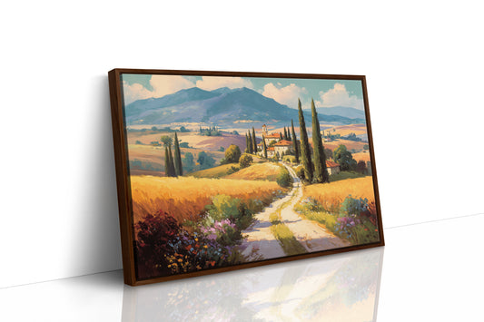 Golden Road to the Hillside Villa
