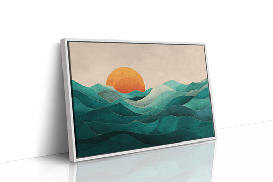 Sunset Over Whispering Waters