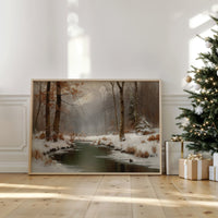 Winter Stream Carries Autumn's Memory