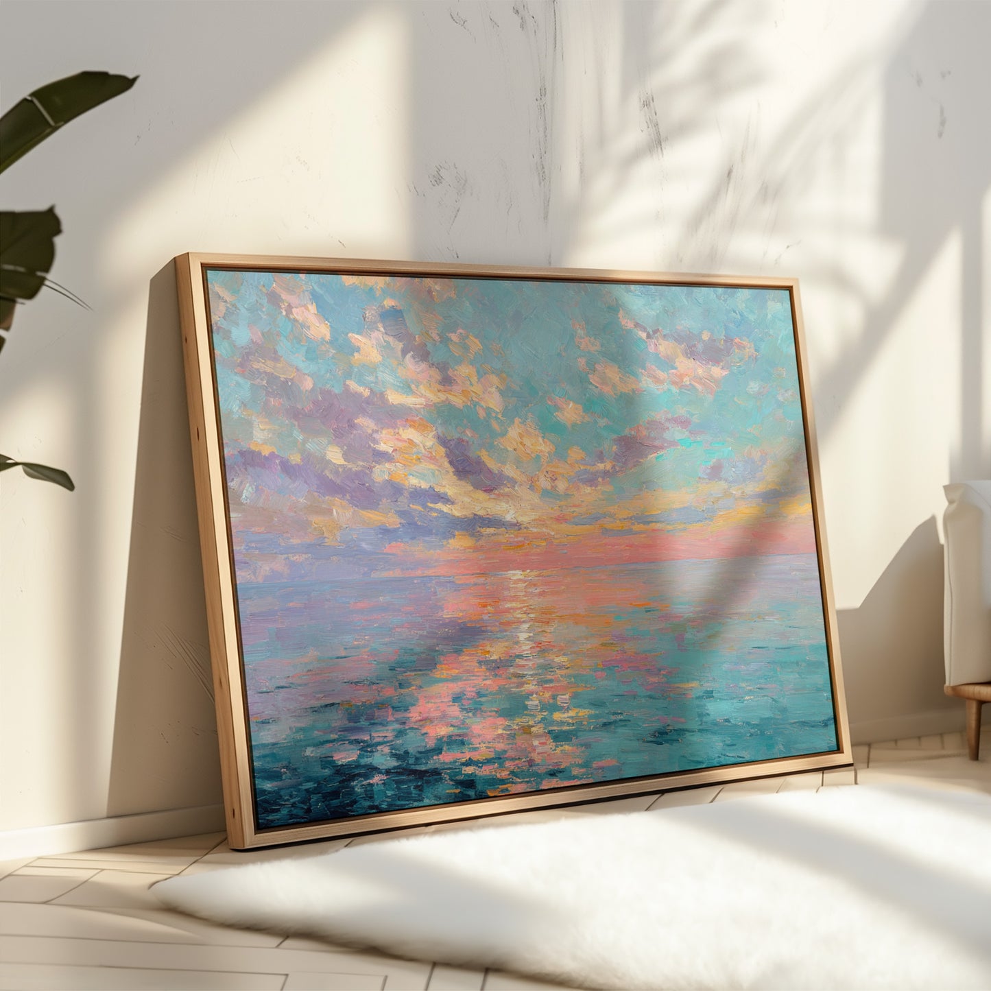 Ocean Light Paints The Morning Sky