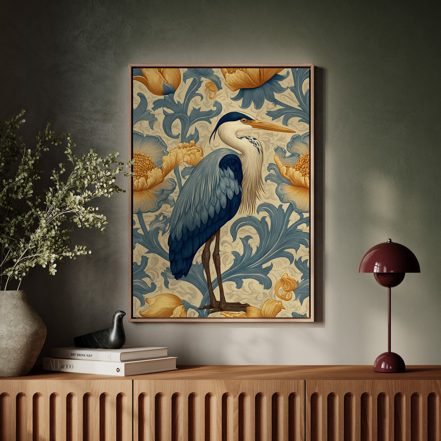 Elegance Amidst Golden Blooms