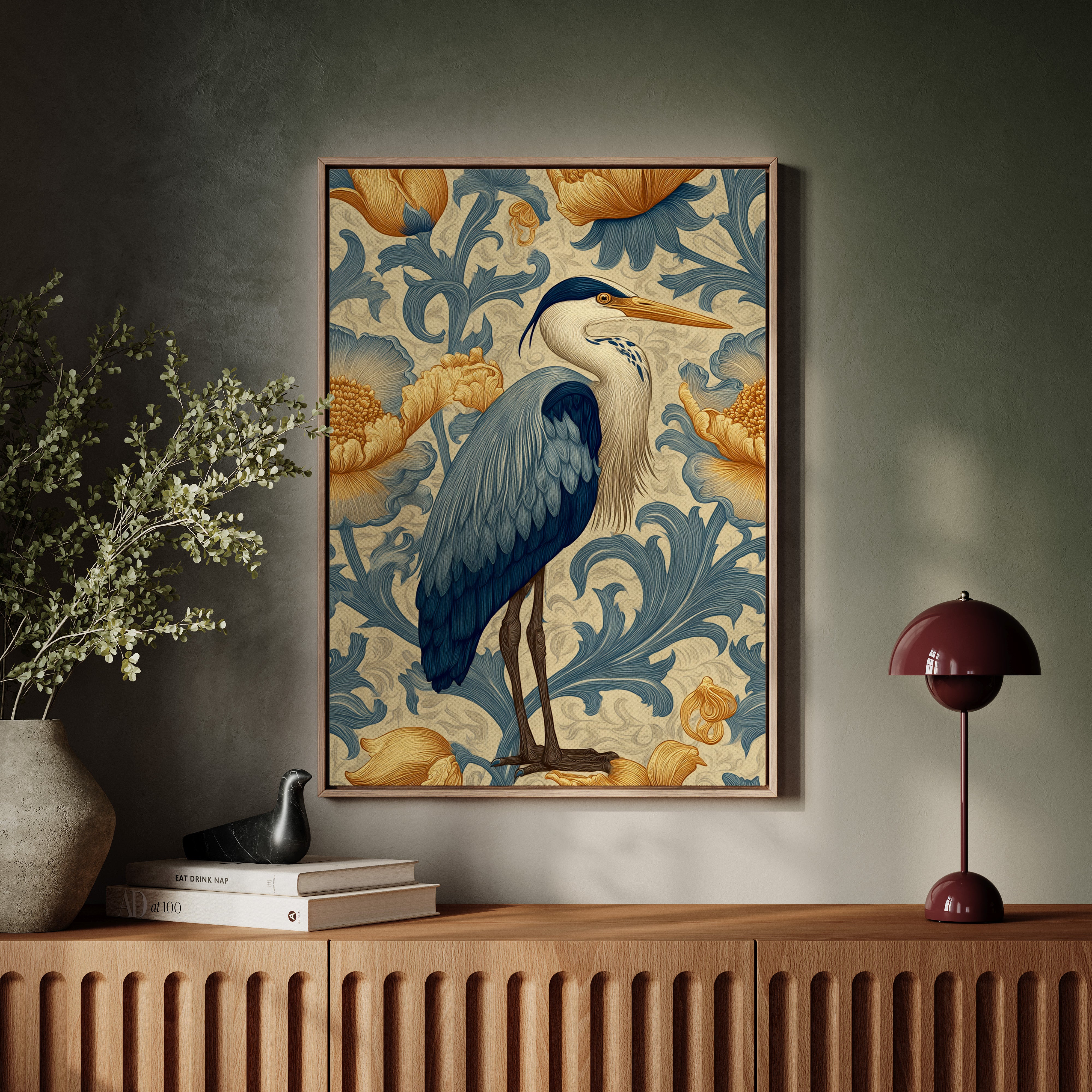 Elegance Amidst Golden Blooms