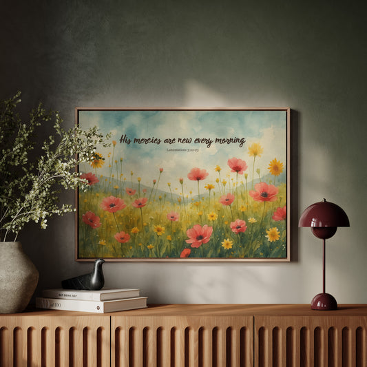 New Every Morning Wildflower Sunrise