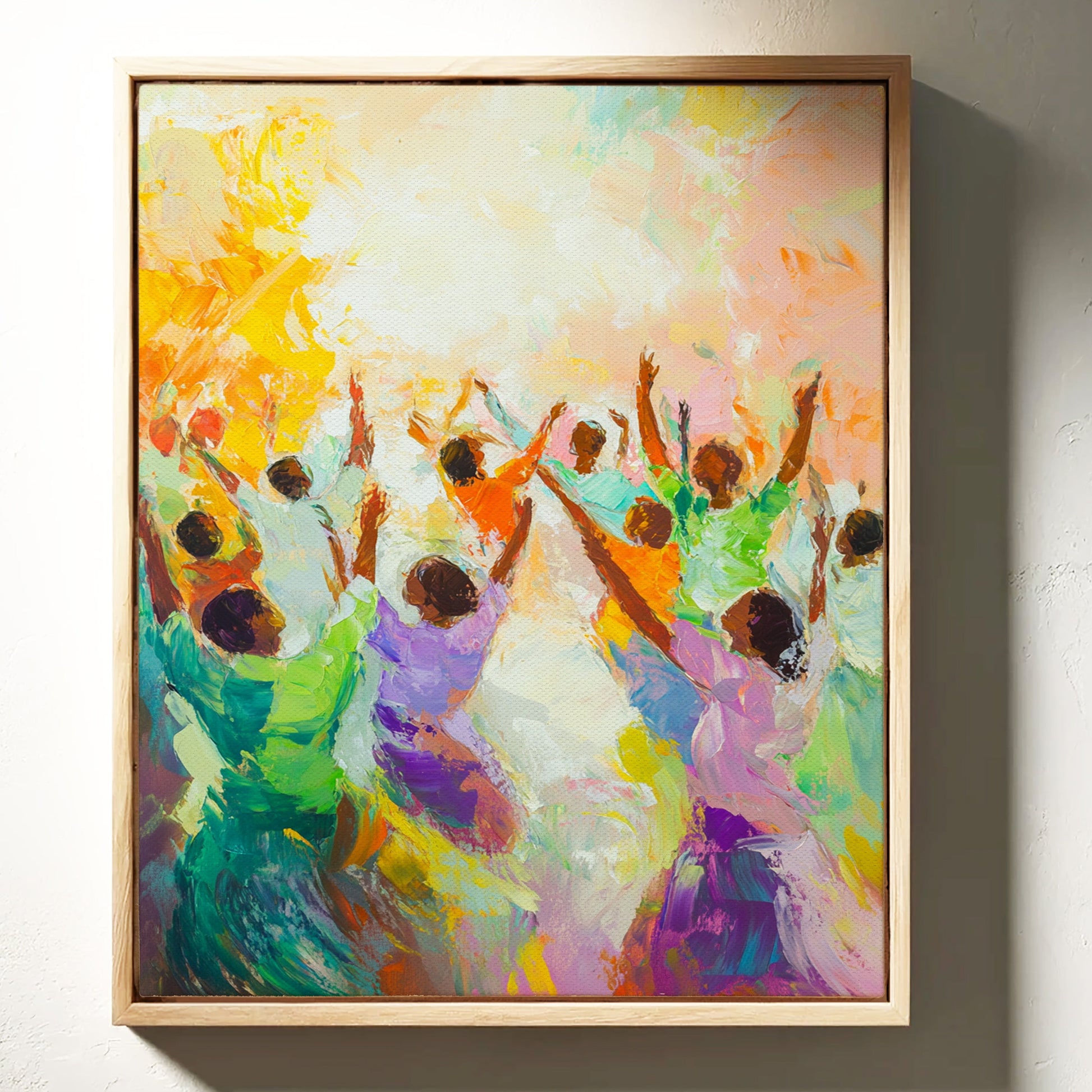 Lifted in Praise and Color