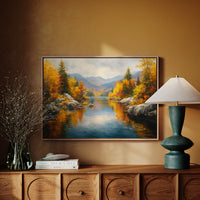 Mountain Lake Mirrors October's Glory