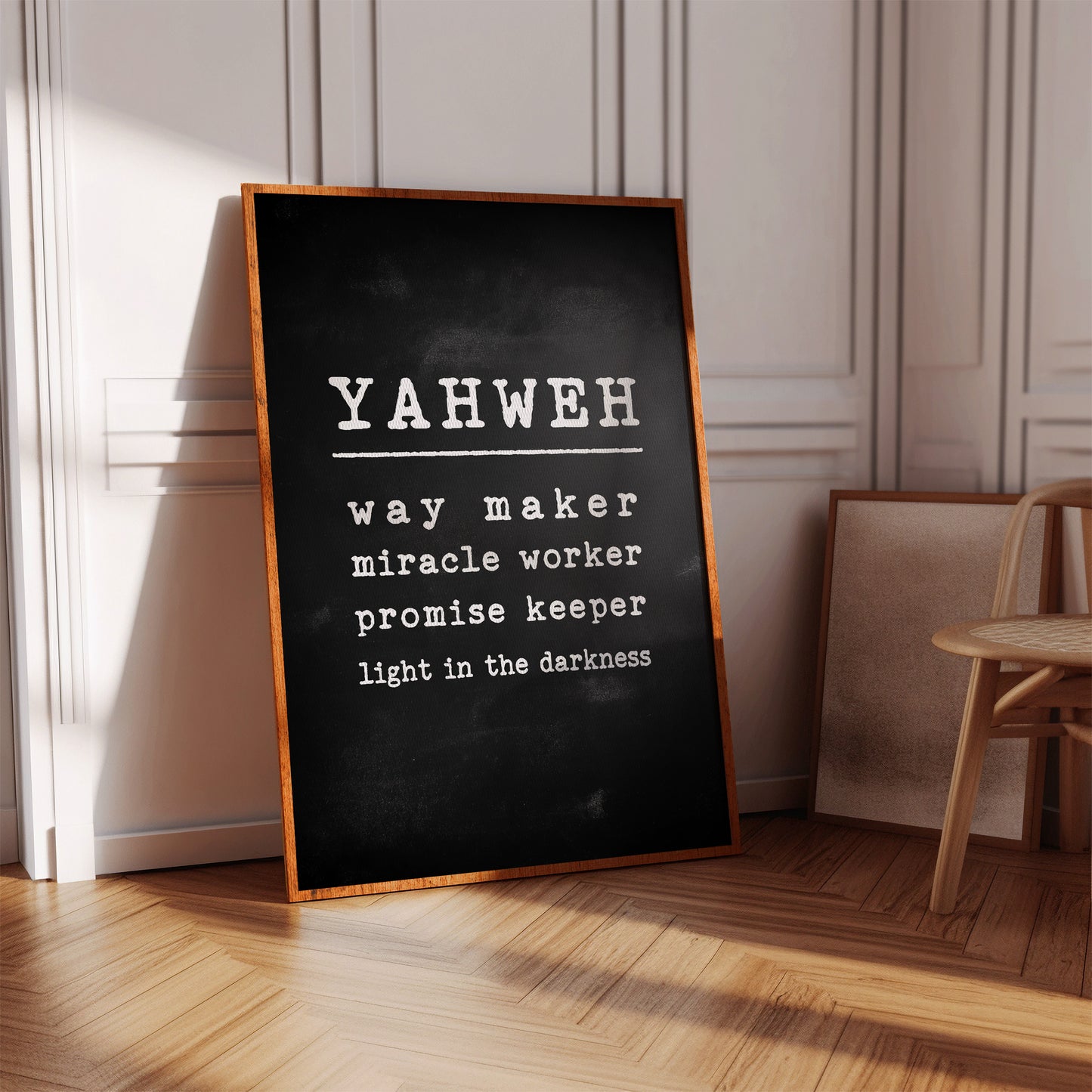 Yahweh Chalkboard Declaration