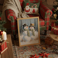 Snow Friends Share Winter's Gentle Song