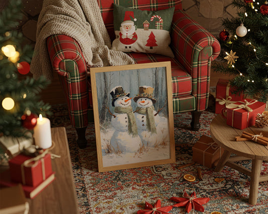 Snow Friends Share Winter's Gentle Song