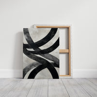 Bold Curves Dance In Monochrome