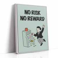 No Risk No Reward Slot Machine Art