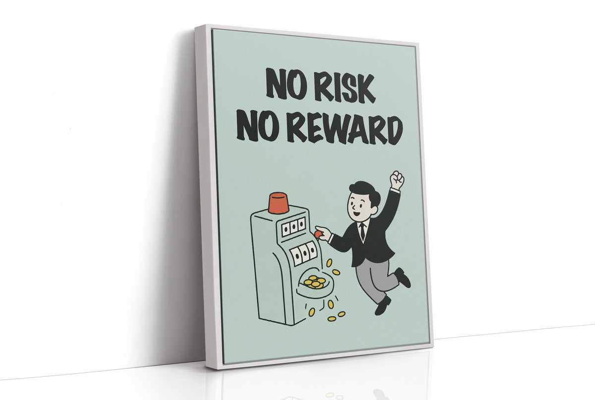 No Risk No Reward Slot Machine Art