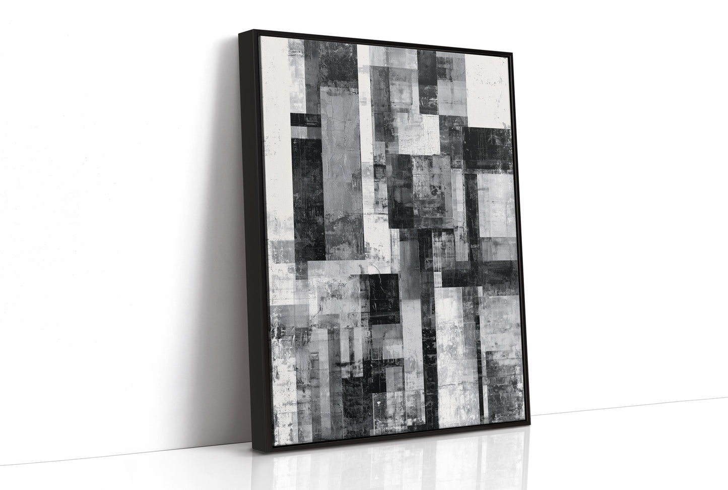 Concrete Skyline: Fractured City Blocks