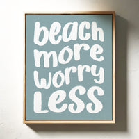 Coastal Letters Paint Simple Freedom