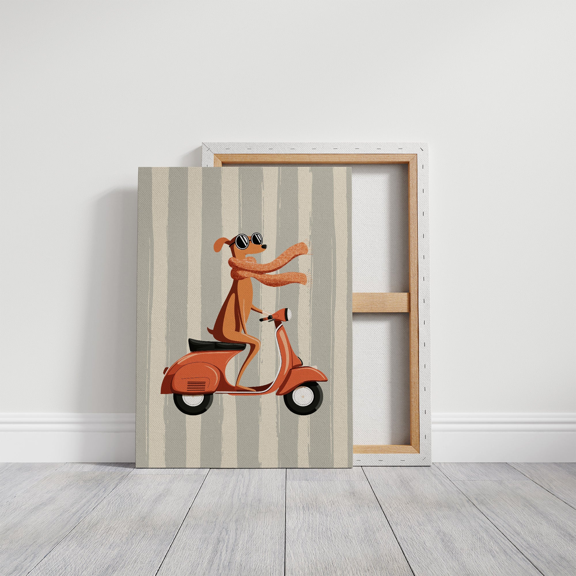 Cool Dog Riding Scooter