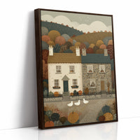 Autumn Cottages in the Rolling Hills