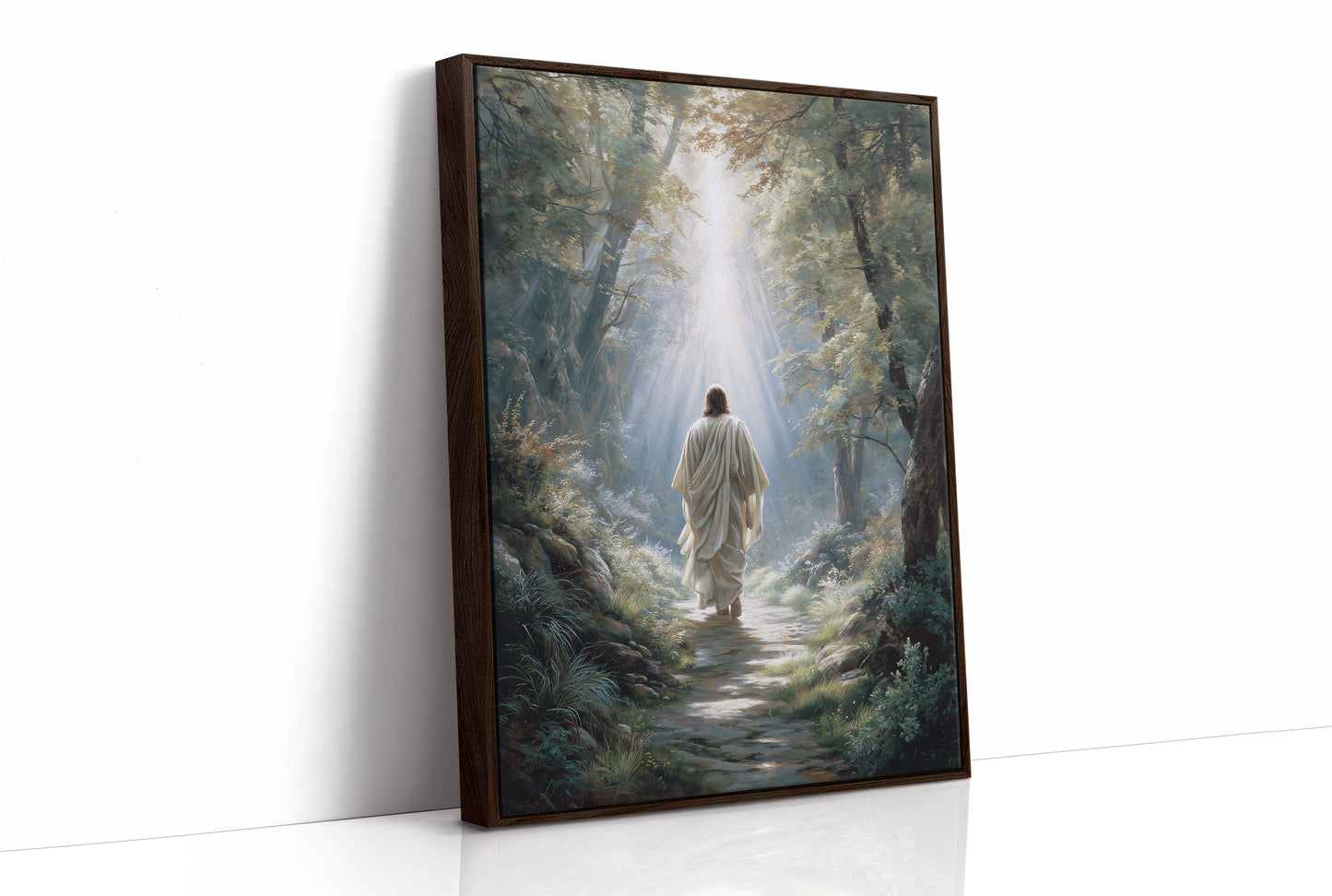 Light Guides The Forest Path