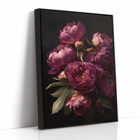 Velvet Blooms Against Midnight Walls
