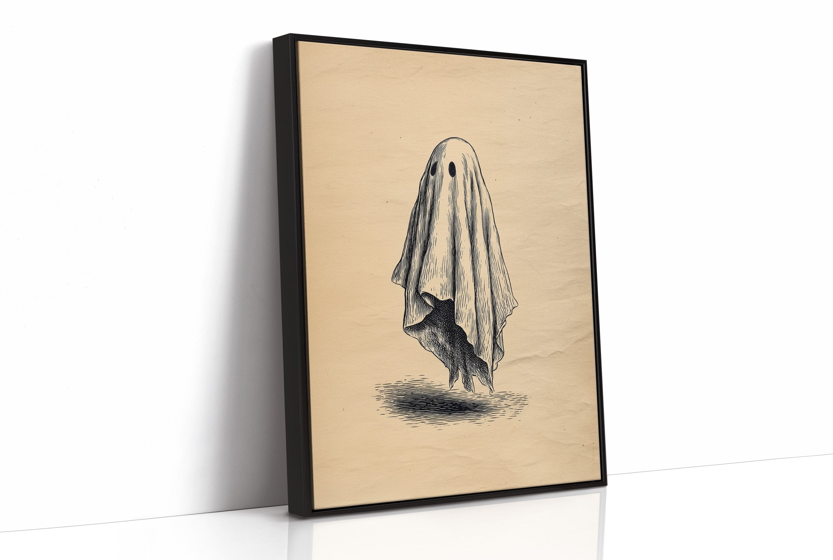 Haunted Lines On Vintage Paper