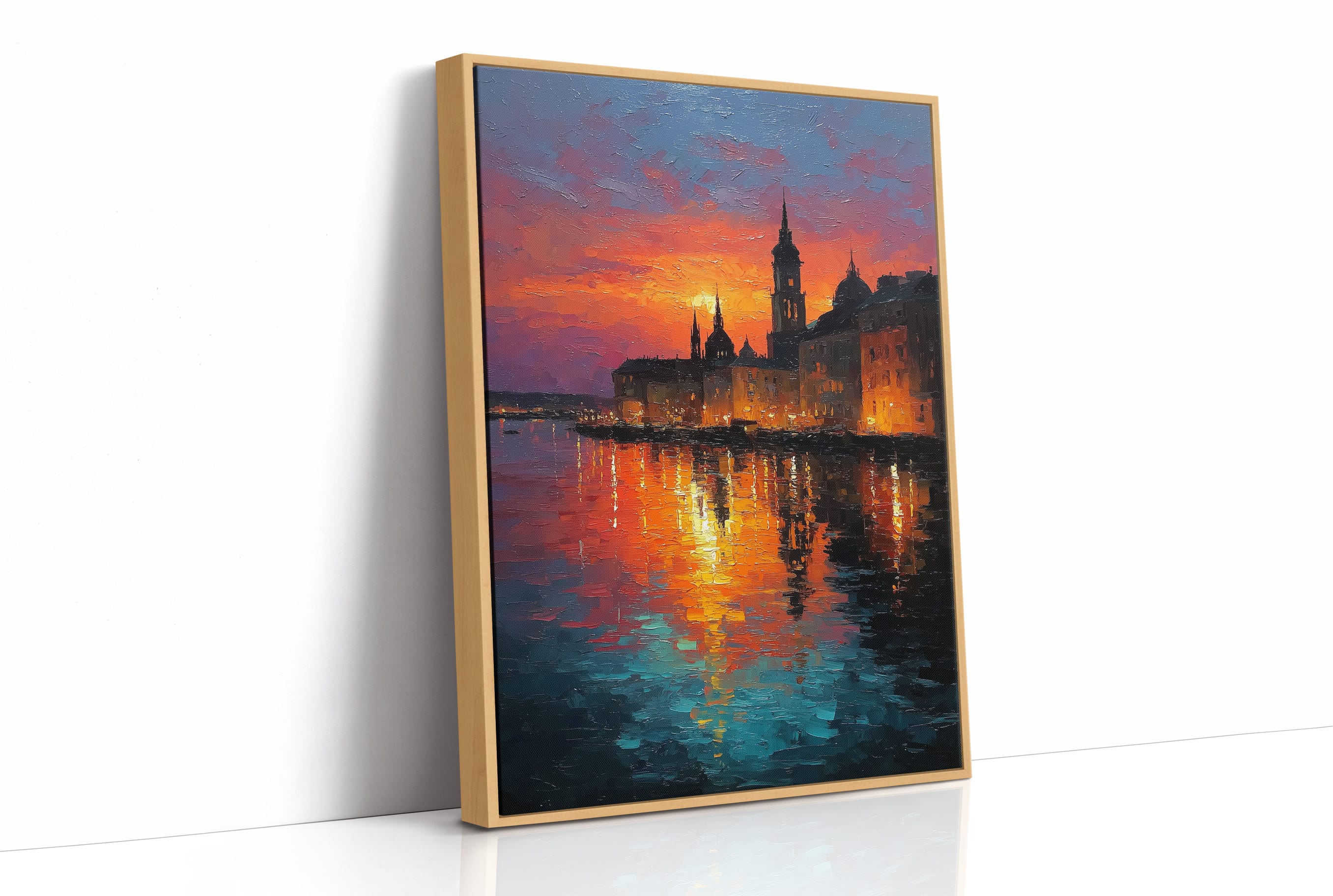 The City That Glows at Dusk
