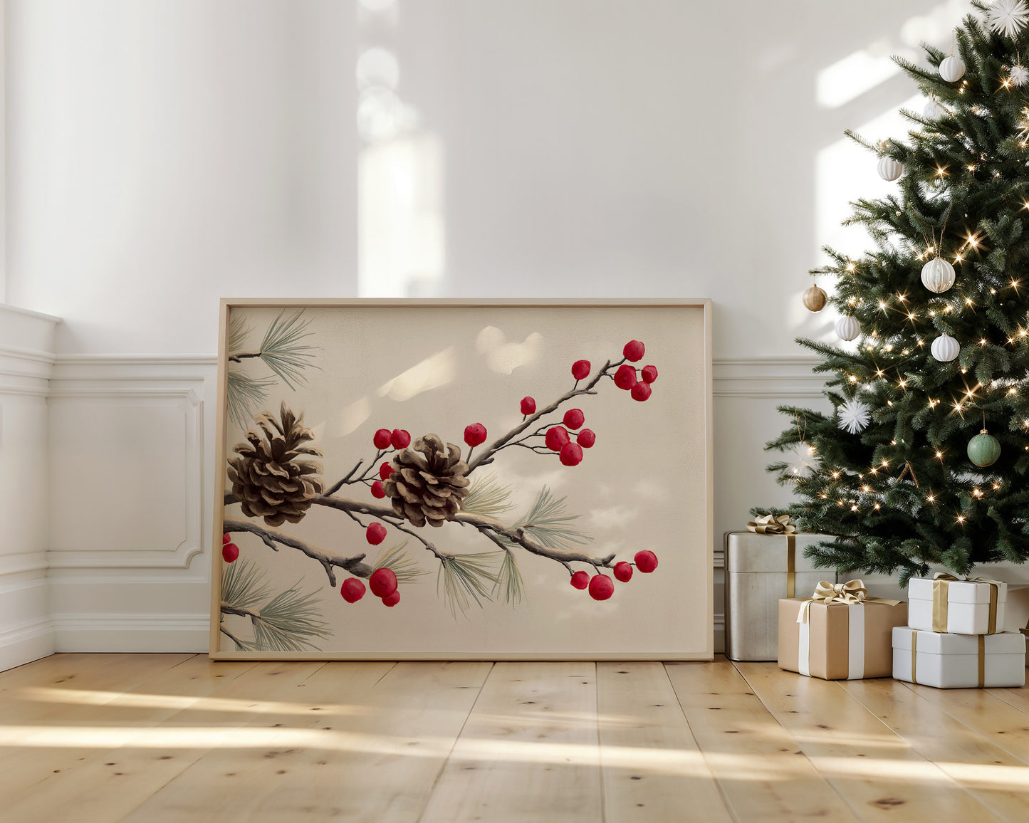 Winter Berries Paint December's Story