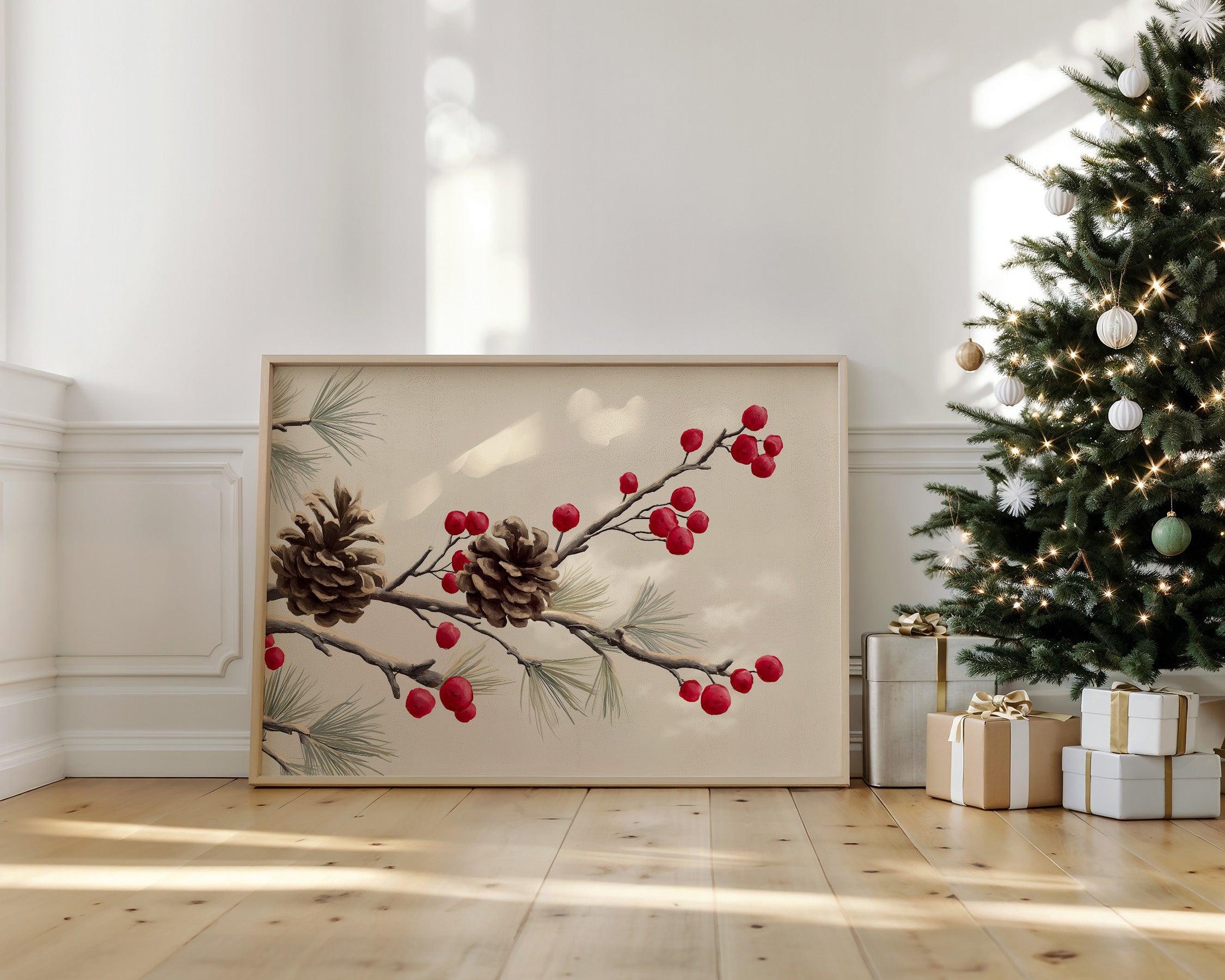 Winter Berries Paint December's Story