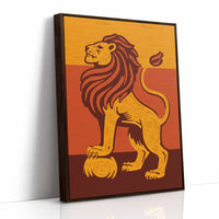Regal Guardian in Amber Sunset