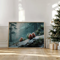 Winter Pinecones Paint Moonlit Stories