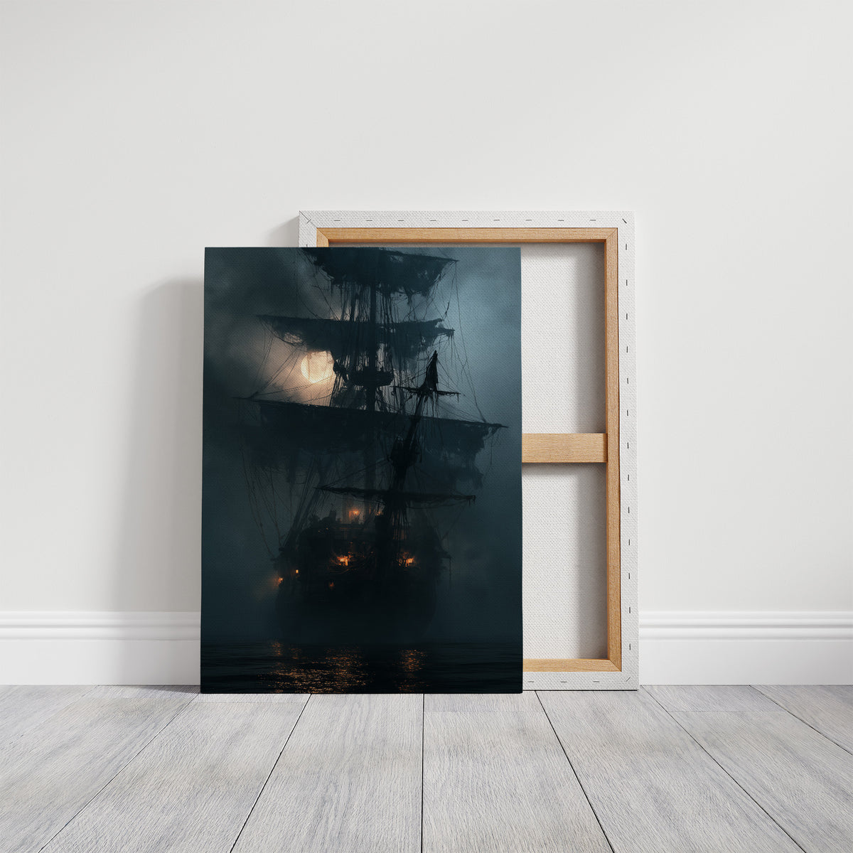 Shipshape It Is Not, gallery wrapped canvas print shown front on