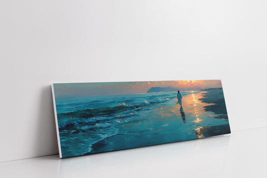 Radiant Abstract Sunset Reflection