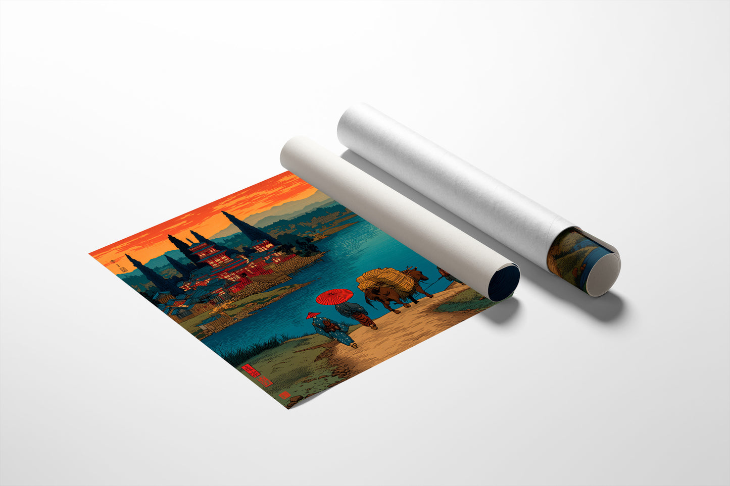 Travelers Follow Ancient Harbor Roads