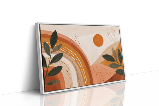 Sunset Over Earthly Tones