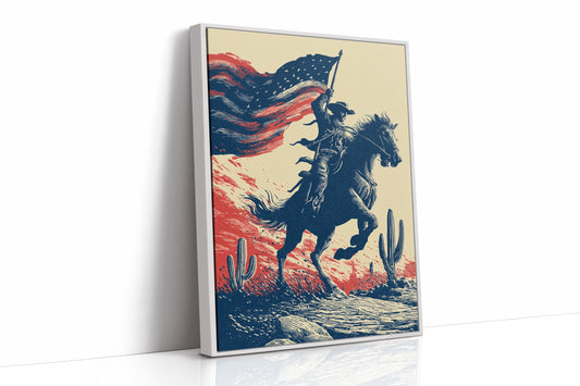 Freedom Rides Through Desert Winds