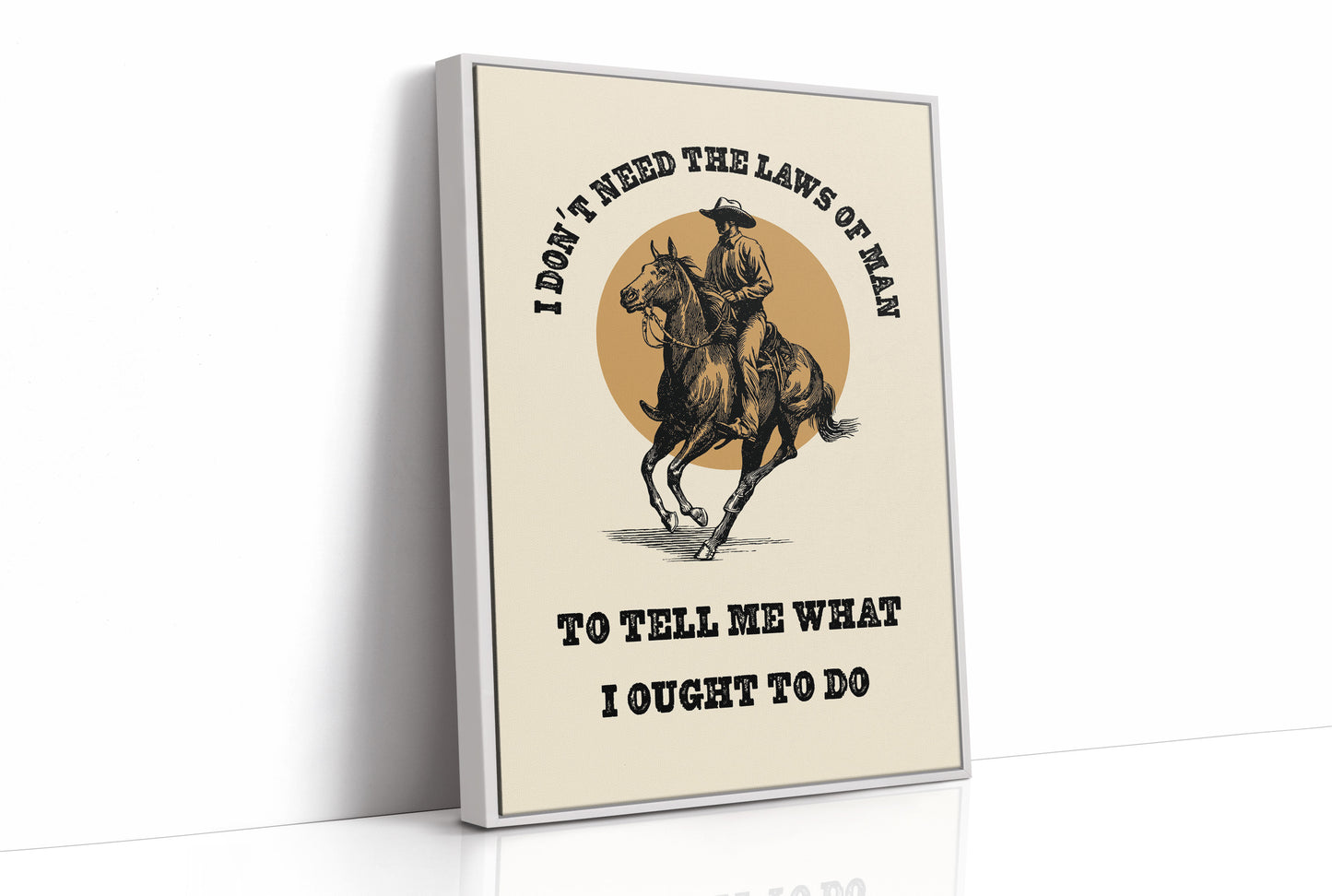 He Rides by His Own Code
