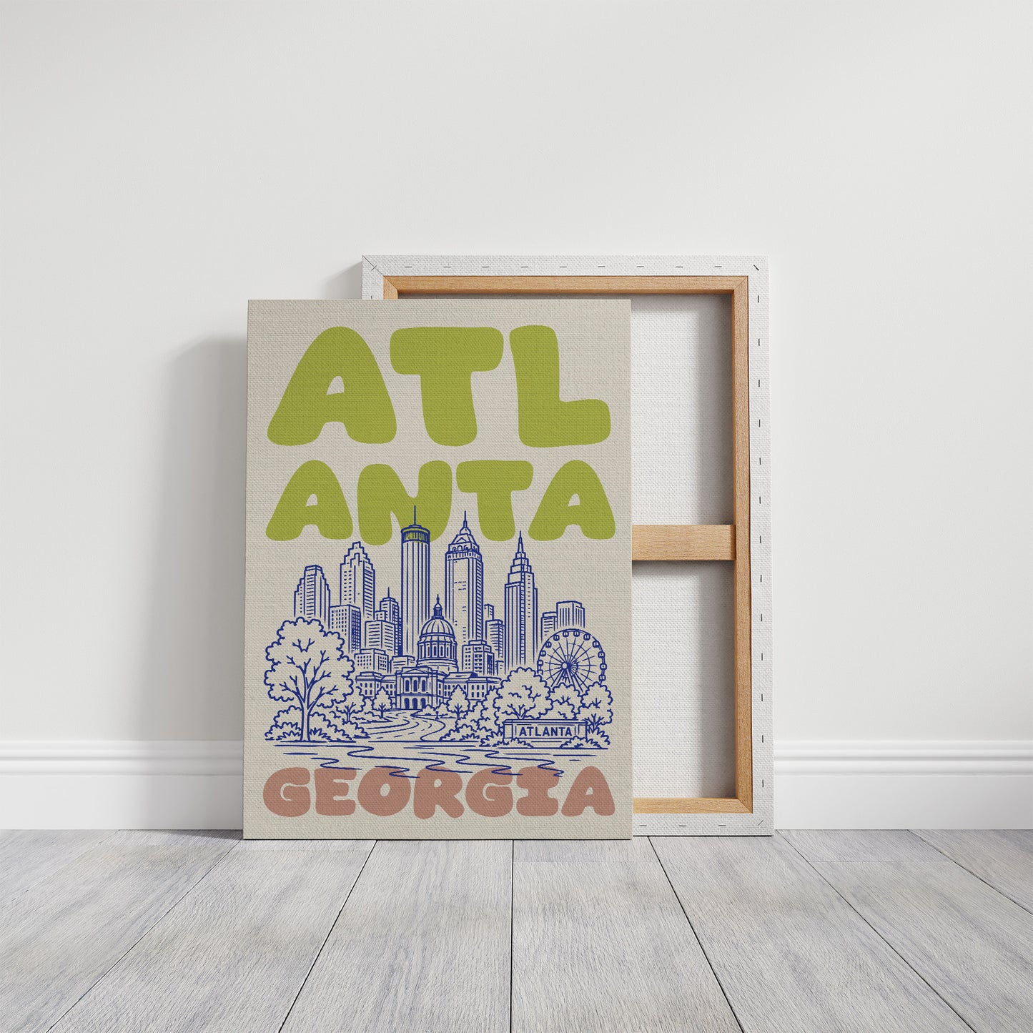 Atlanta, Bubble Letter Skyline