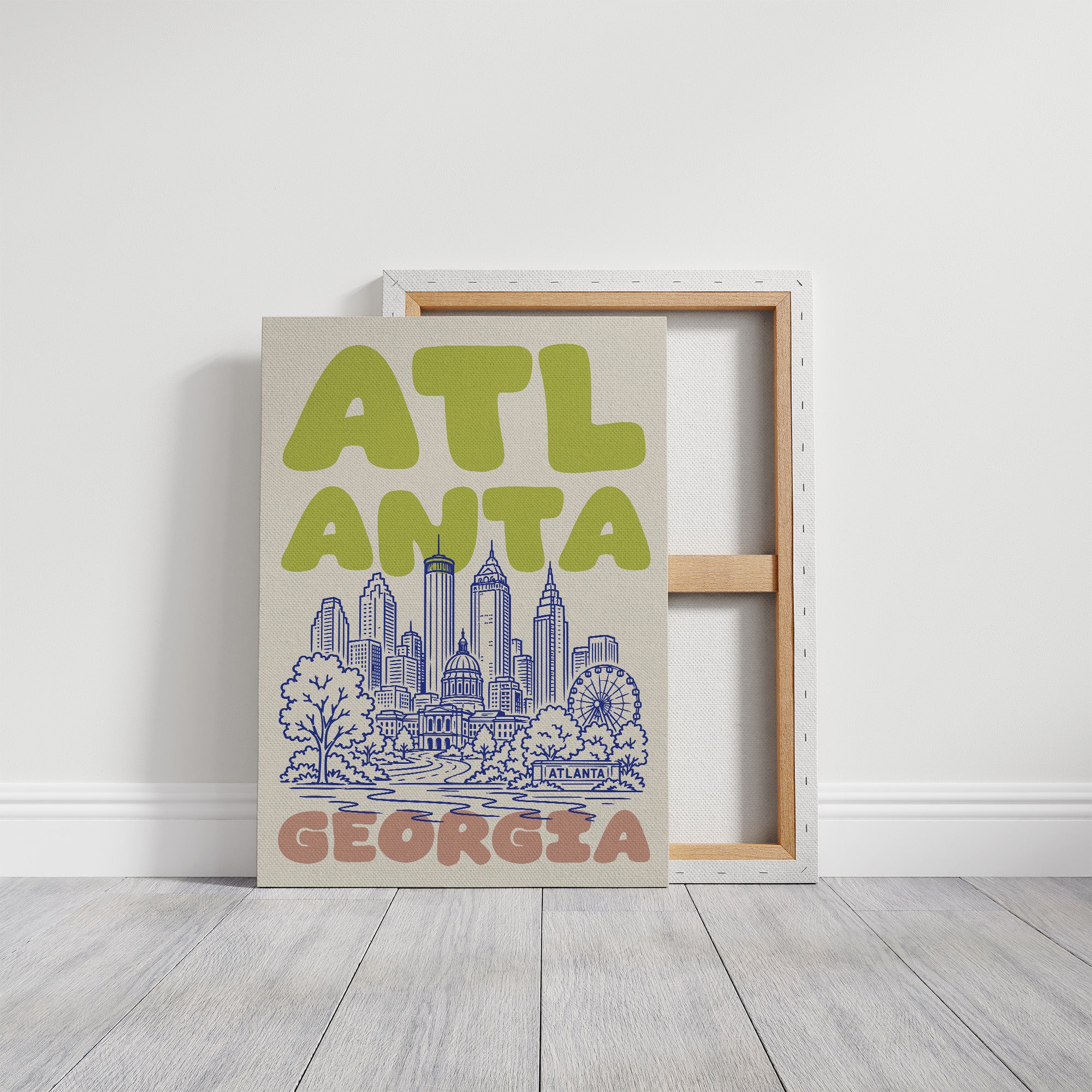 Atlanta, Bubble Letter Skyline