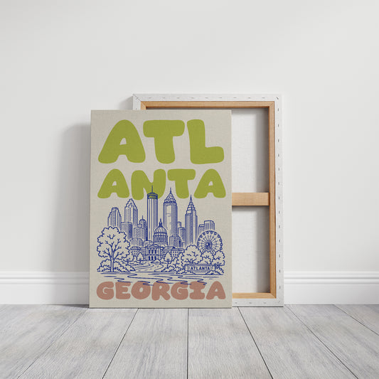 Atlanta, Bubble Letter Skyline